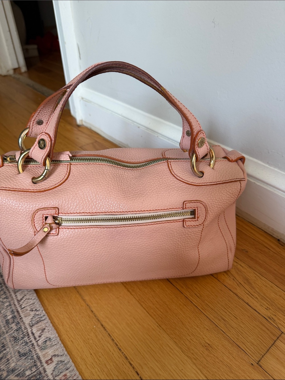 Celine Pink Leather Boogie Bag - Picture 2 of 15
